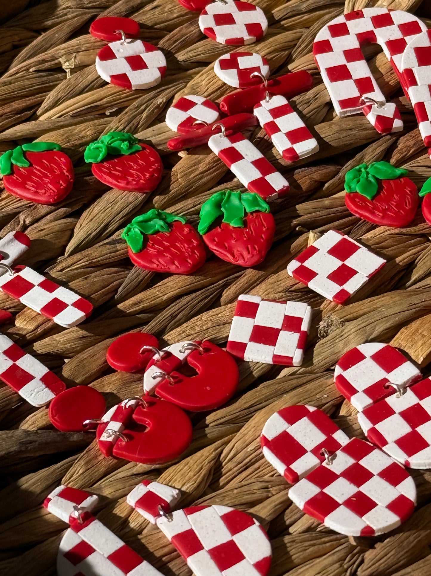 Gingham Stroll Earring