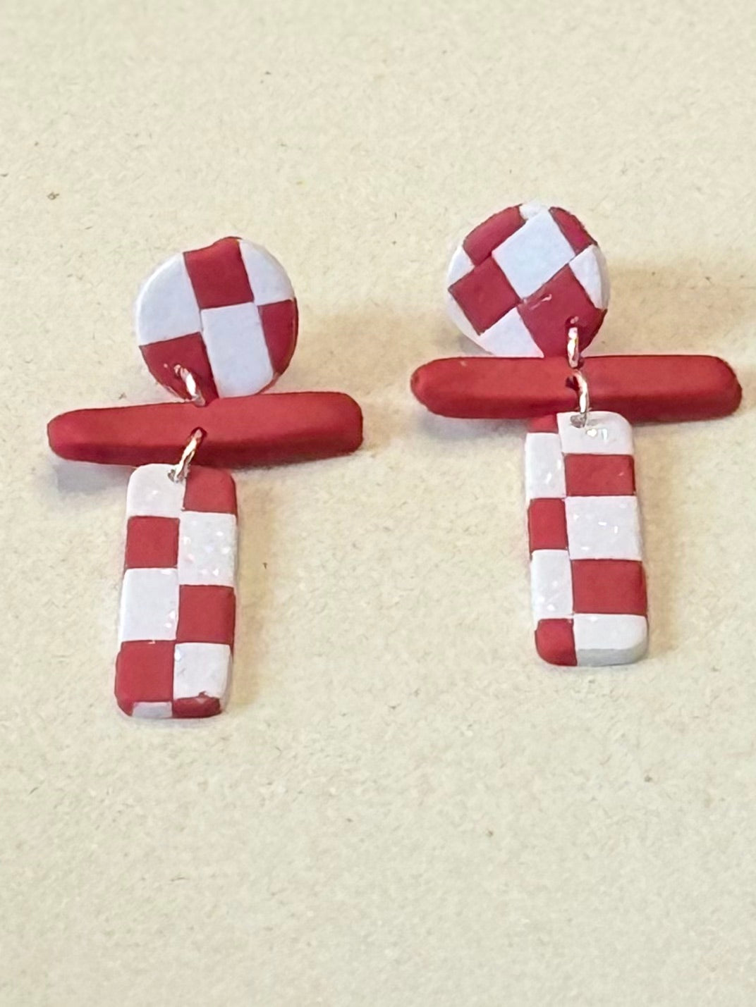 Gingham Stroll Earring